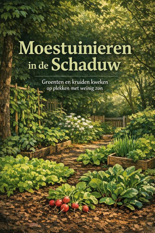 Omslag van Moestuinieren in de Schaduw