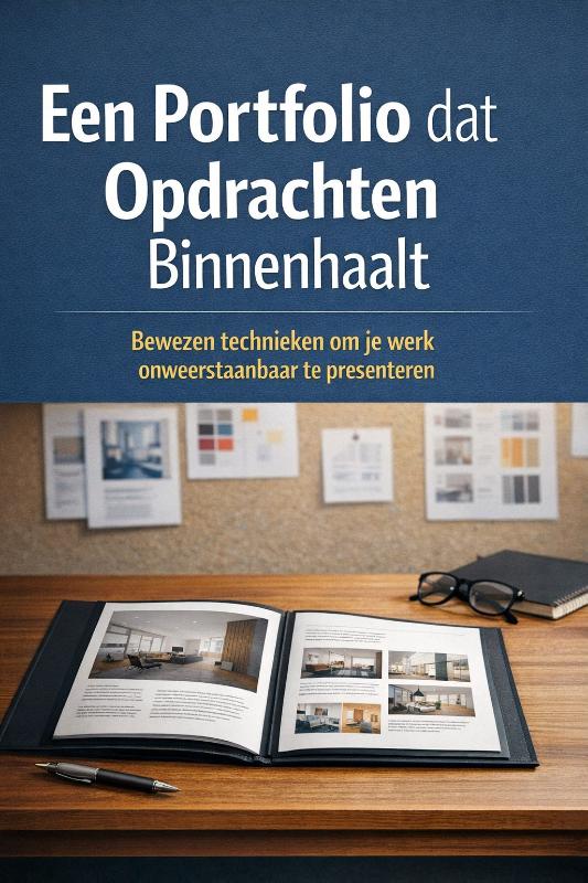 Omslag van Een Portfolio dat Opdrachten Binnenhaalt