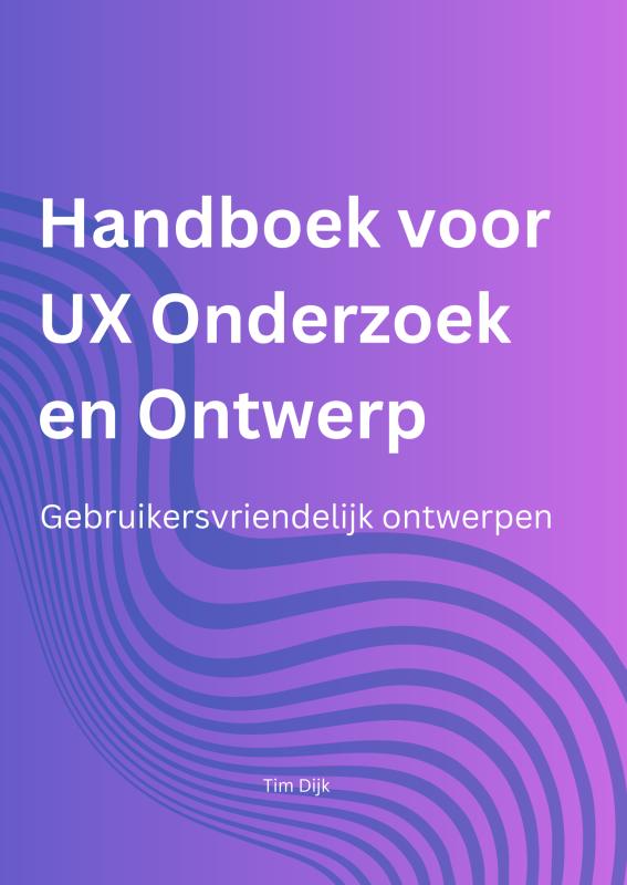 Omslag van Handboek voor UX Onderzoek en Ontwerp
