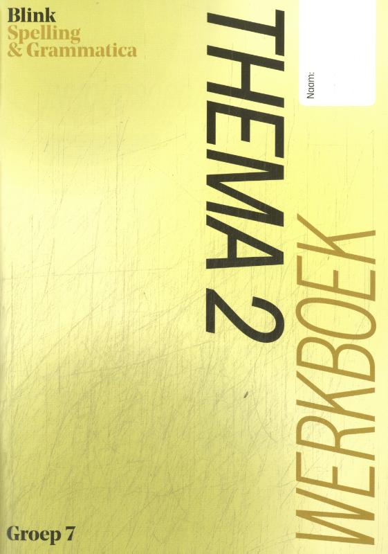 Omslag van werkboek