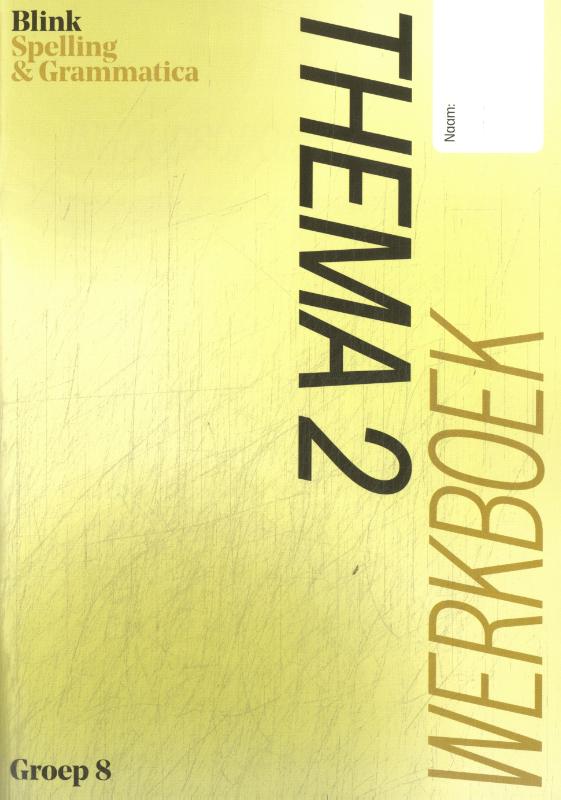 Omslag van werkboek