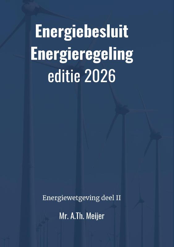 Omslag van Energiebesluit en Energieregeling