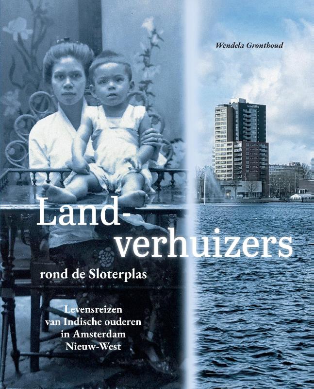 Omslag van Landverhuizers-Luxe editie met kleurenfoto's
