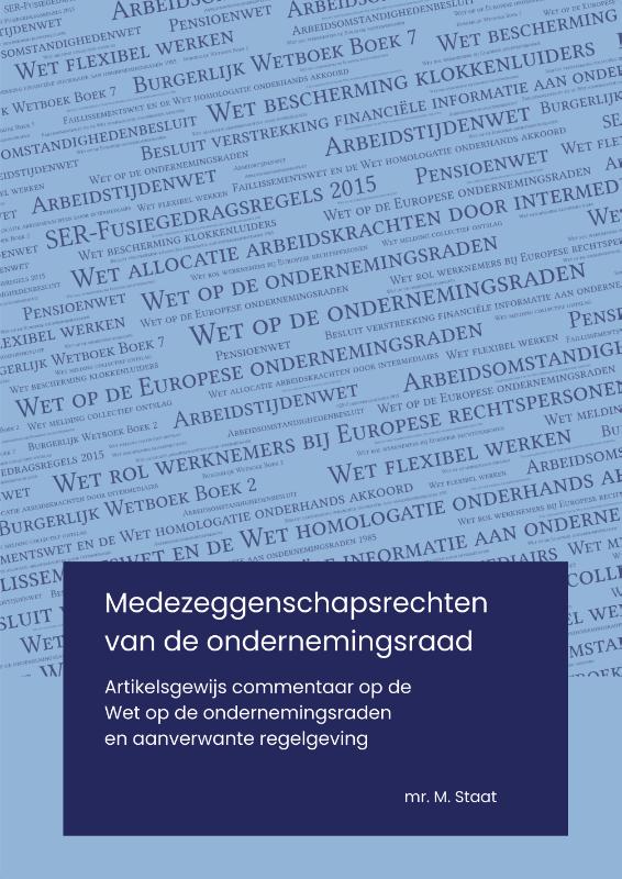 Omslag van Medezeggenschapsrechten van de ondernemingsraad