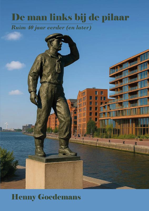 Omslag van De man links bij de pilaar