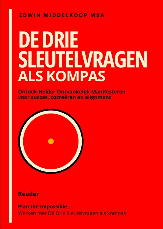 Omslag van De Drie Sleutelvragen als kompas