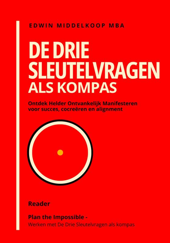 Omslag van De Drie Sleutelvragen als kompas
