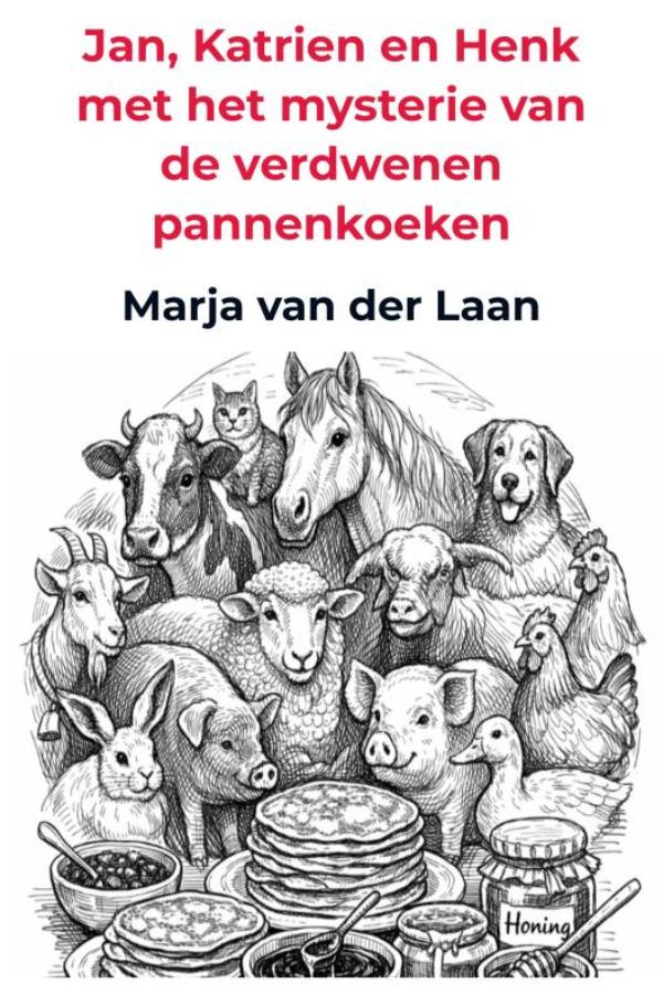 Omslag van Jan, Katrien en Henk met het mysterie van de verdwenen pannenkoeken