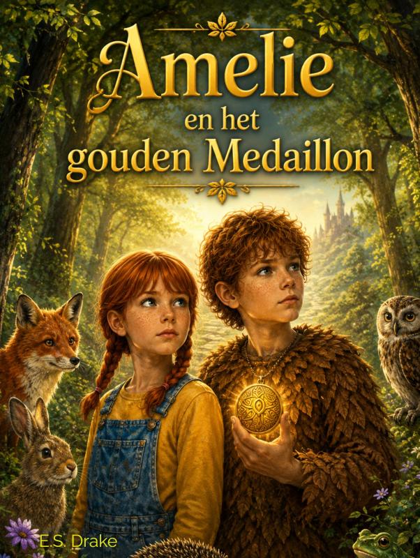 Omslag van Amelie en Matheo en het gouden Medaillon