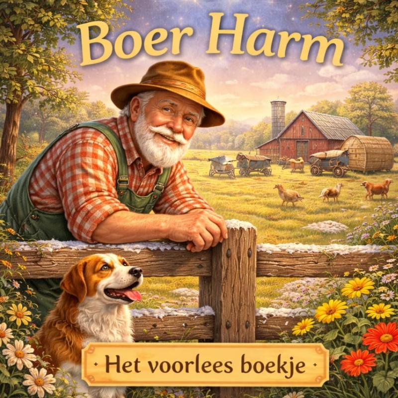 Omslag van Het voorlees boek, Boer Harm
