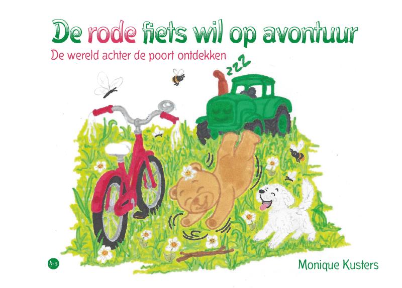 Omslag van De rode fiets wil op avontuur
