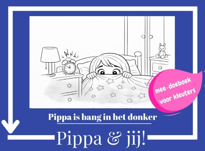 Omslag van Pippa is bang in het donker