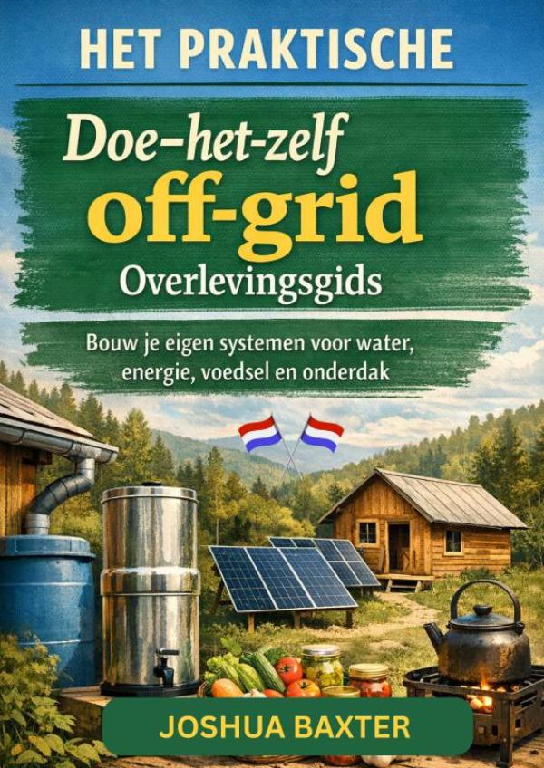 Omslag van HET PRAKTISCHE Doe-het-zelf off-grid Overlevingsgids