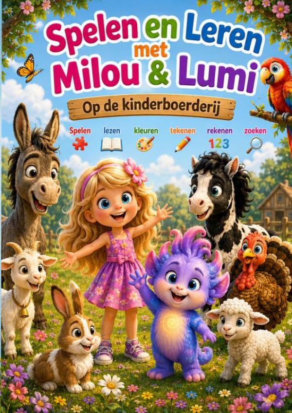 Omslag van Spelen en Leren met Milou & Lumi