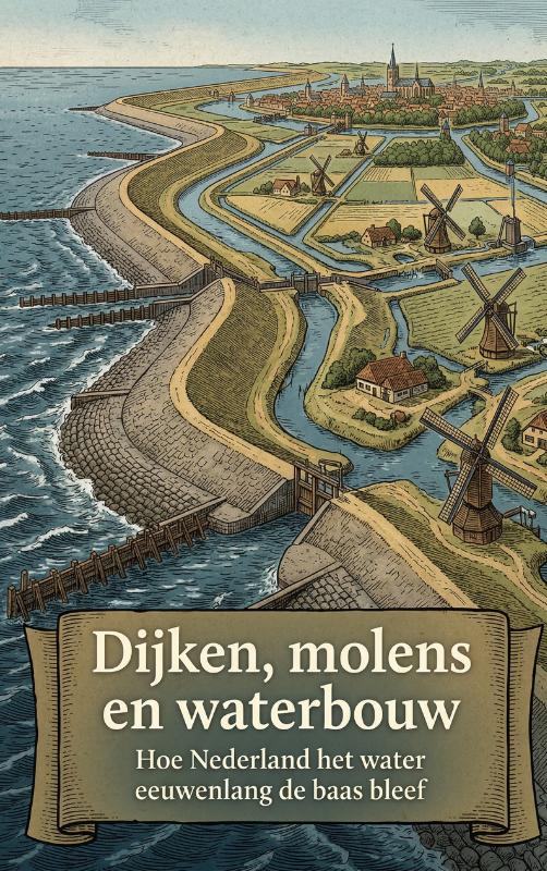 Omslag van Dijken, molens en waterbouw