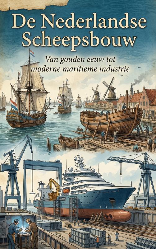 Omslag van De Nederlandse Scheepsbouw