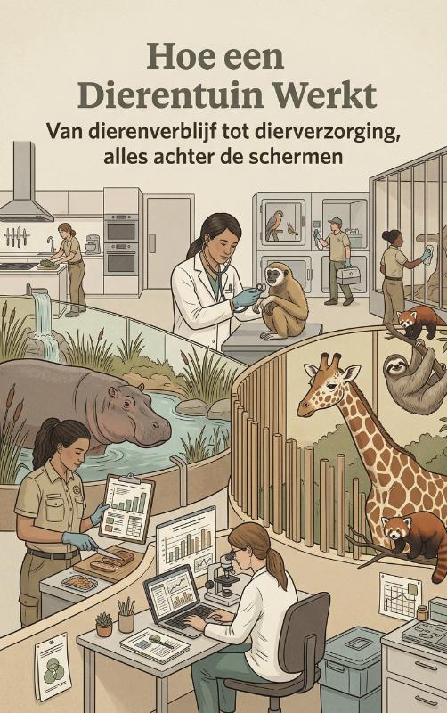 Omslag van Hoe een Dierentuin Werkt