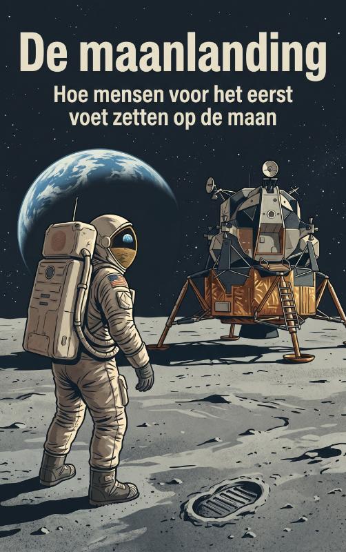 Omslag van De maanlanding