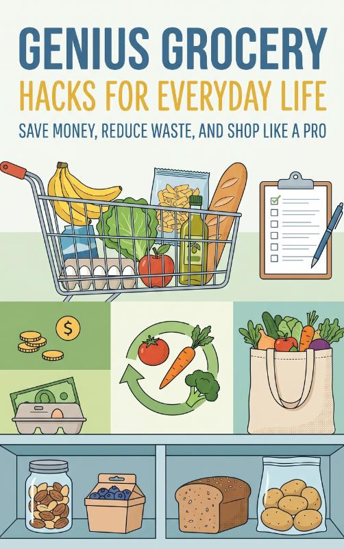 Omslag van Genius Grocery Hacks for Everyday Life