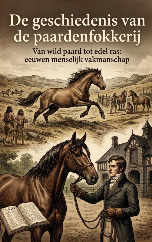 Omslag van De geschiedenis van de paardenfokkerij