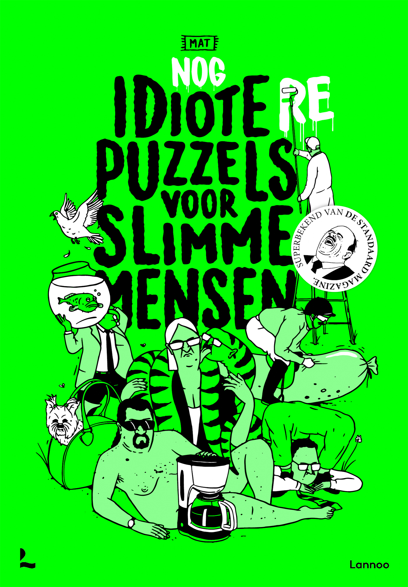 Omslag van Nog idiotere puzzels voor slimme mensen