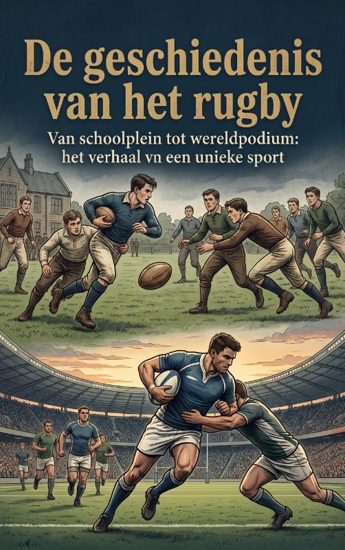 Omslag van De geschiedenis van het rugby