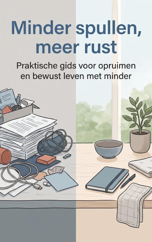 Omslag van Minder spullen, meer rust
