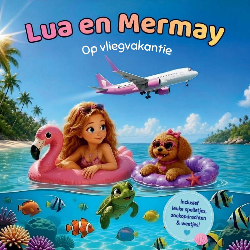 Omslag van Lua en Mermay Op vliegvakantie