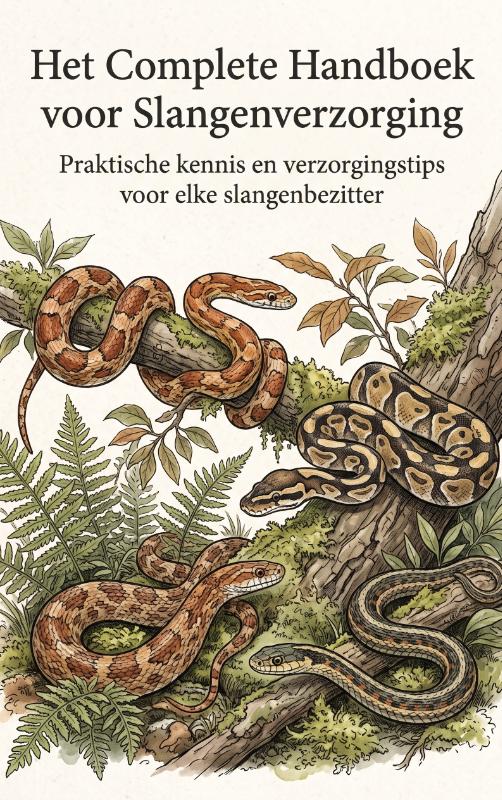 Omslag van Het Complete Handboek voor Slangenverzorging