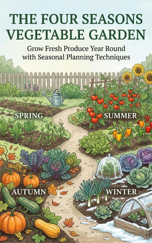 Omslag van The Four Seasons Vegetable Garden