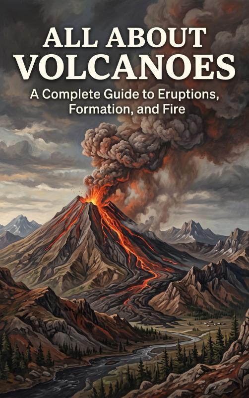 Omslag van All About Volcanoes
