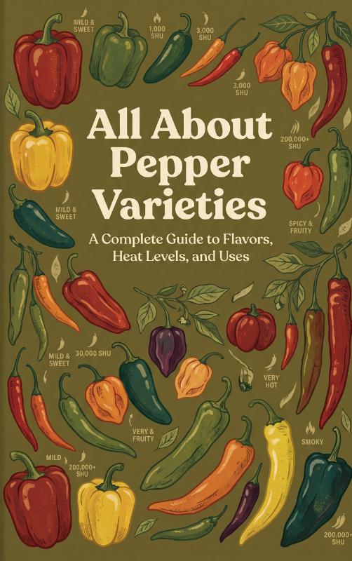 Omslag van All About Pepper Varieties