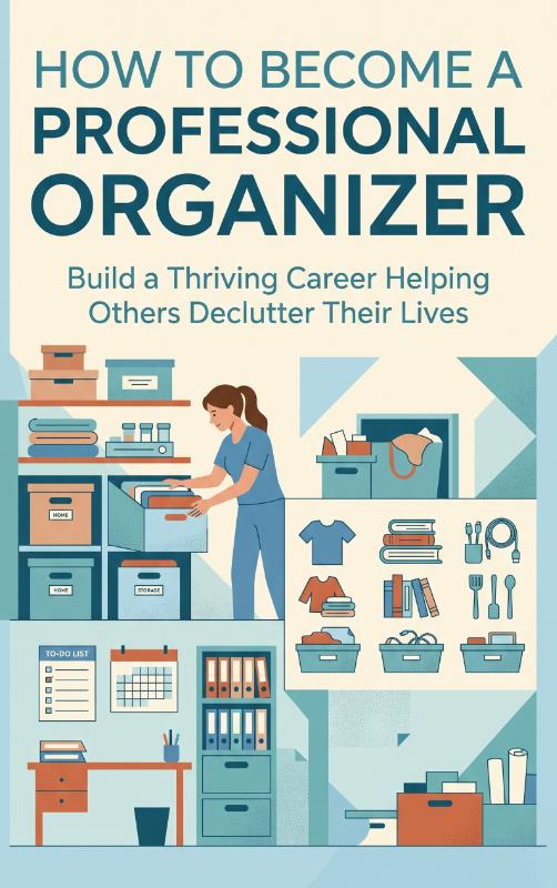 Omslag van How to Become a Professional Organizer