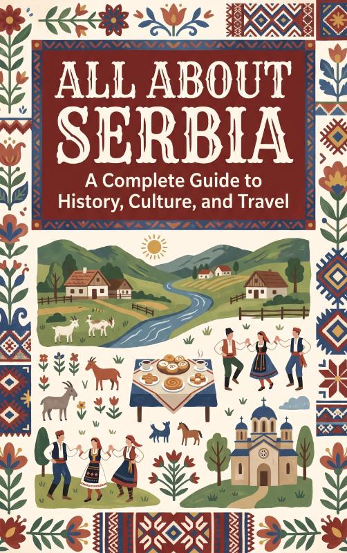 Omslag van All About Serbia