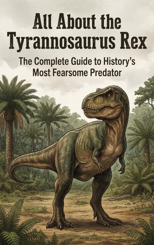 Omslag van All About the Tyrannosaurus Rex