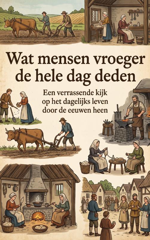 Omslag van Wat mensen vroeger de hele dag deden