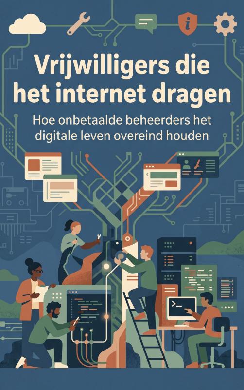Omslag van Vrijwilligers die het internet dragen
