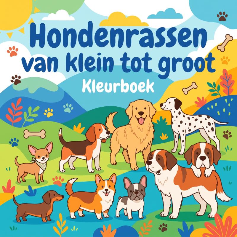 Omslag van Hondenrassen van klein tot groot