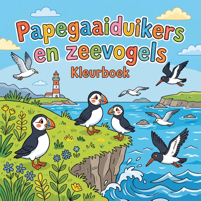 Omslag van Papegaaiduikers en zeevogels