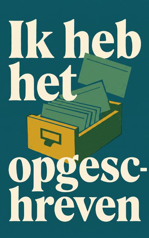Omslag van Ik heb het opgeschreven