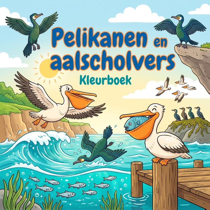 Omslag van Pelikanen en aalscholvers