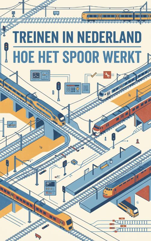 Omslag van Treinen in Nederland: Hoe het Spoor Werkt