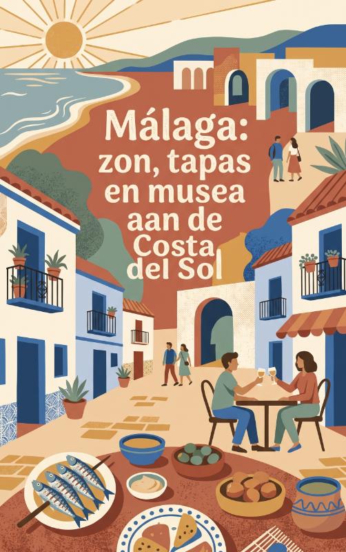 Omslag van Málaga: zon, tapas en musea aan de Costa del Sol
