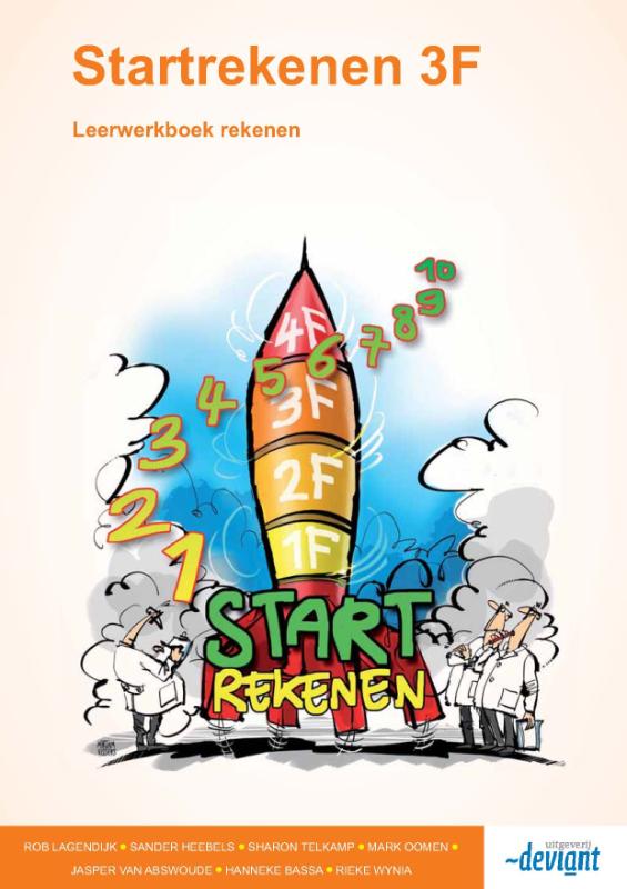 Omslag van Startrekenen 3F leerwerkboek