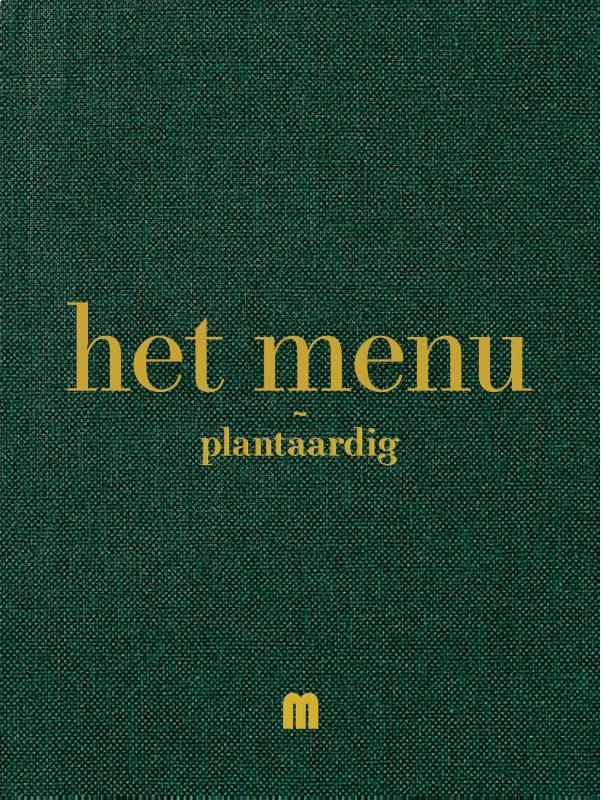Omslag van Het menu plantaardig