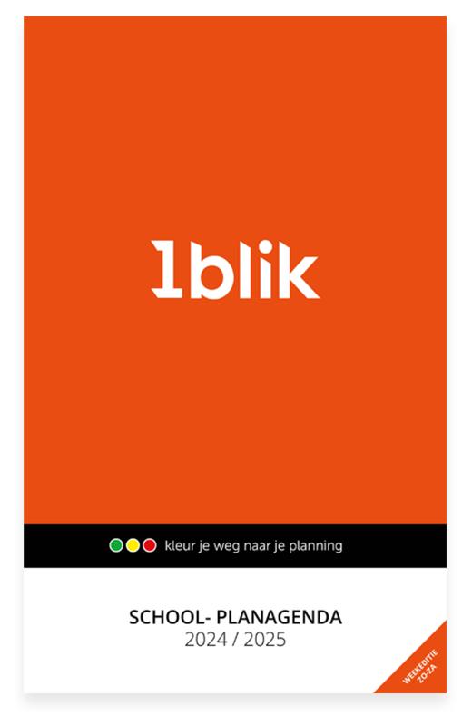 Omslag van 1blik school-planagenda 2024-2025