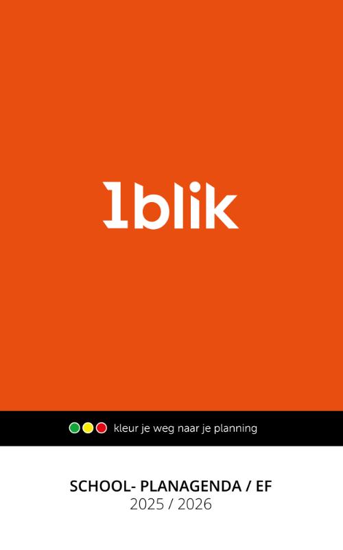 Omslag van 1blik School- Planagenda EF 2025-2026