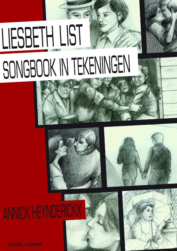 Omslag van Liesbeth List songbook in tekeningen