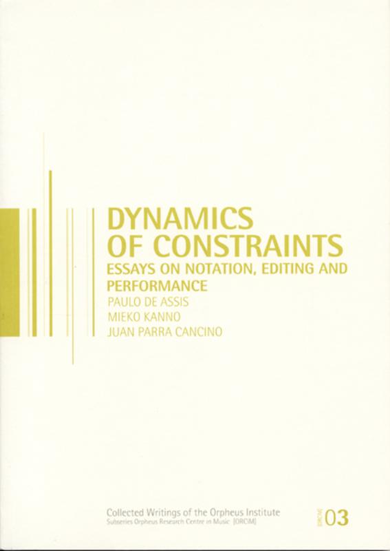 Omslag van Dynamics of Constraints