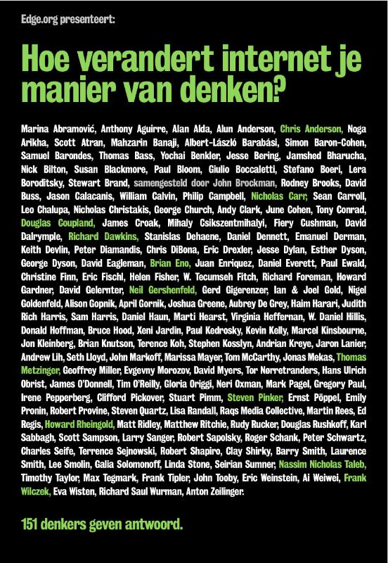 Omslag van Hoe verandert internet je manier van denken?